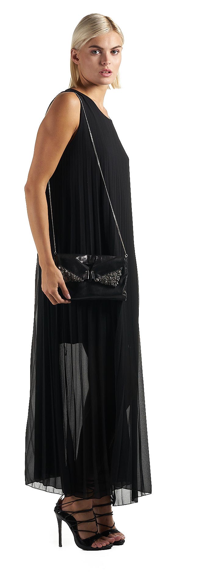 daniele basta leather and silver bags - WEARING